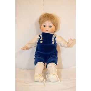 Vtg Porcelain Doll Limited Edition 12" Tall Horsman Jack & Jill 1994 Soft Body